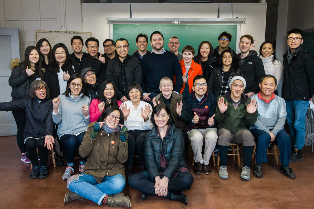 Students and instructors of the Youth Collaborative for Chinatown and Mon Keang School Saturday School Program. Photo Credit: Jonathan Desmond.